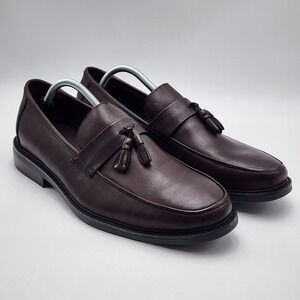 CABELA'S Men's Dark Brown Leather Slip-On Dress‎ Shoes Size 11EE NWOB SEE PHOTOS